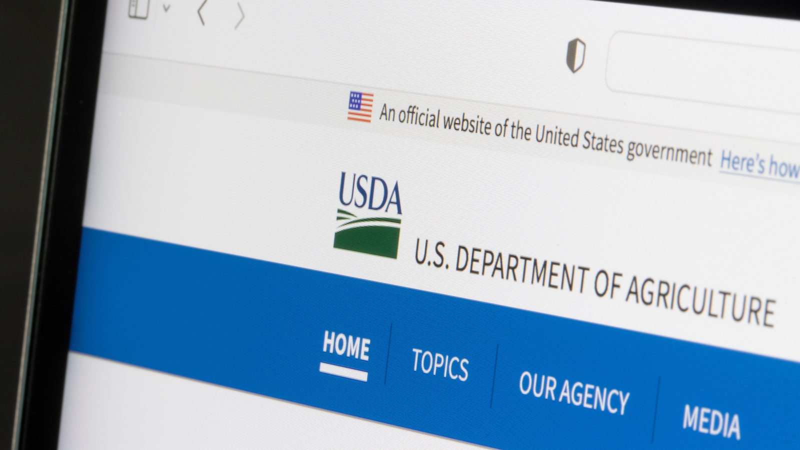 The USDA website.
